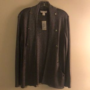 Christopher & banks gray sweater